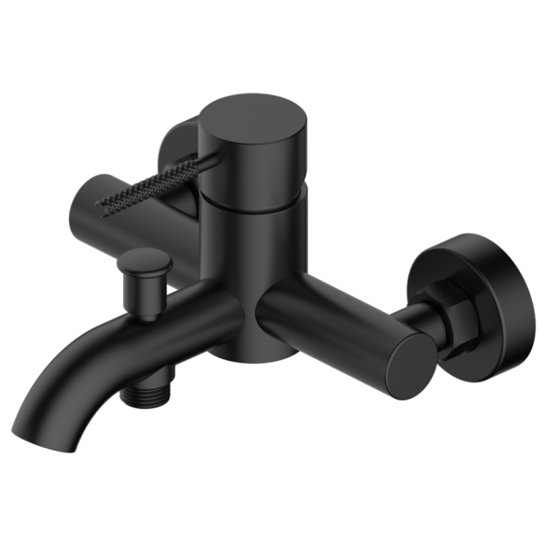 Luma j30 Badewannen Einhebelmischer Black Chrome