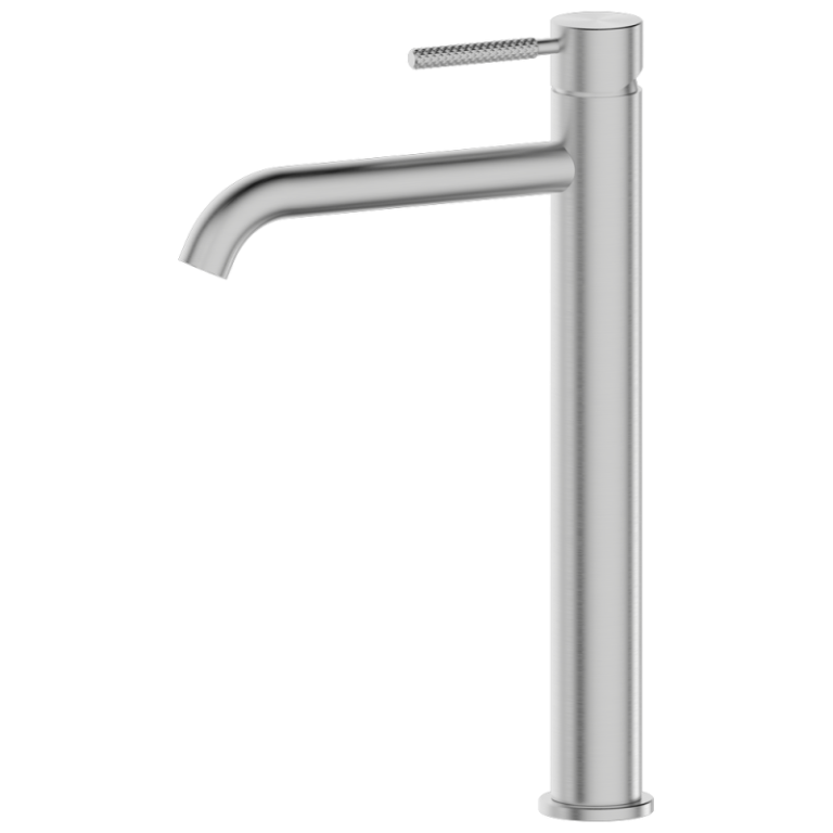 Luma j12 Waschtischarmatur  Version ""erhöht"" Edelstahl gebürstet