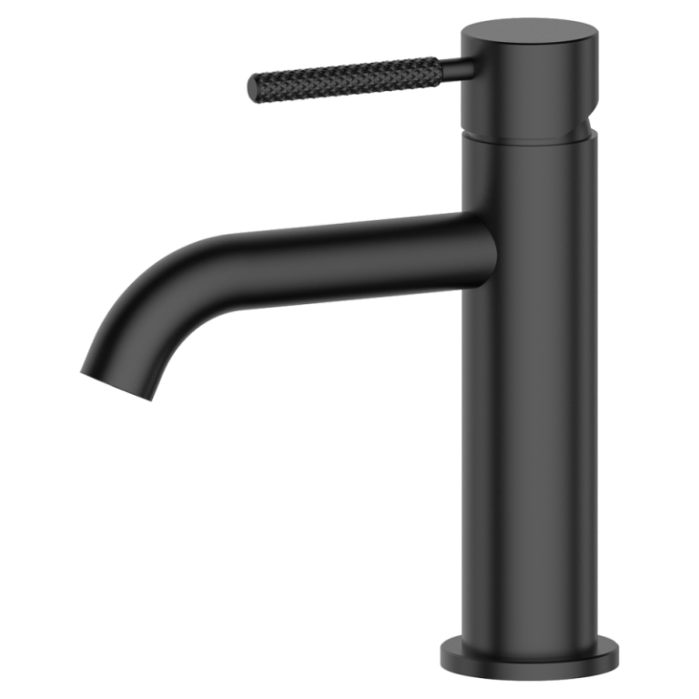 Luma j10 Waschtischarmatur ohne Ab und Überlaufgarnitur Black Chrom