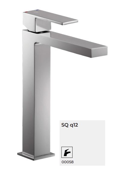 SQ q12 Waschtischarmatur Version "erhöht", druckfest