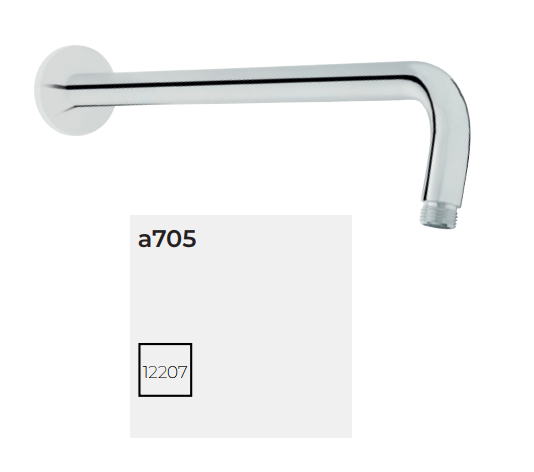 Pure Brausearm 1/2" 420mm