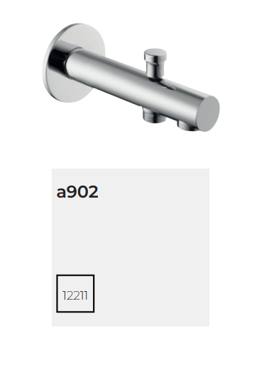 Pure Wannenauslauf 1/2" 180mm