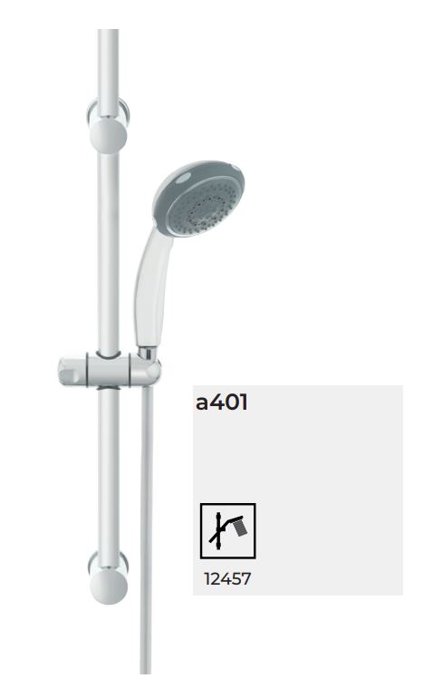 Herz - Universal 12457 Brauseset mit Brausestange, ABS